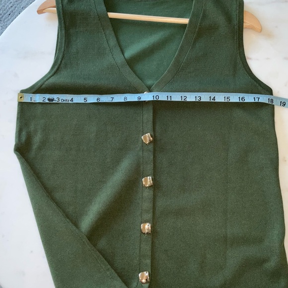 Commence  Golden Button Vest Pants Set - Picture 11 of 12